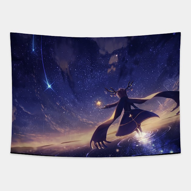 Path of Stars Tapestry by Lenu