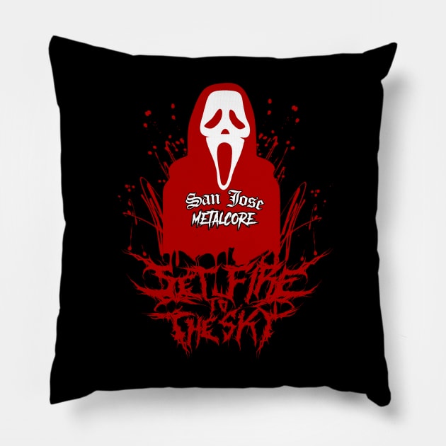 Please Don’t Kill Me, Mr. Ghostface, I Wanna Be In The Sequel! Pillow by SetFireToTheSky