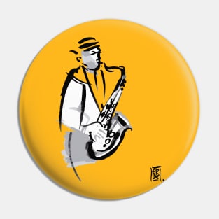 saxophonist Pin