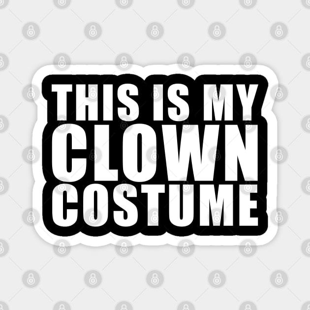 Clown Costume Magnet by giovanniiiii