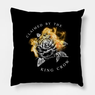 Claimed by the King Crow Pillow