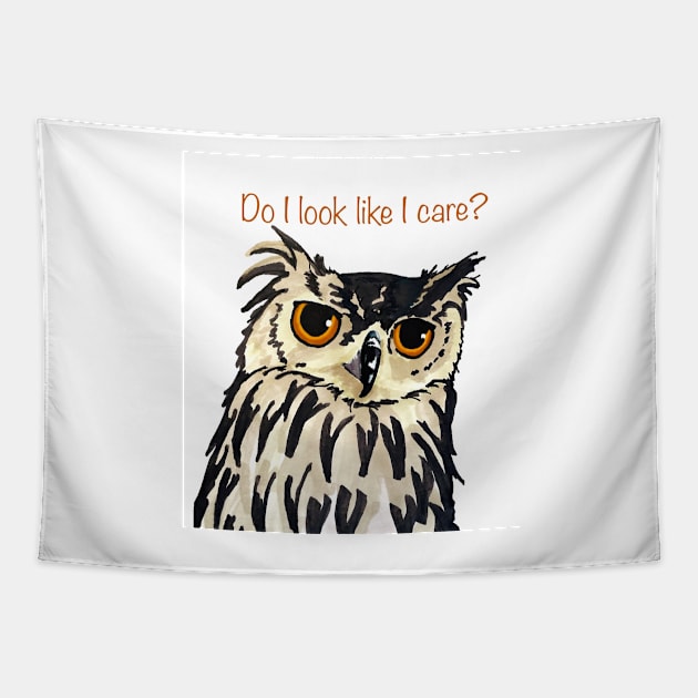 Do I Look Like I Care? Tapestry by Snobunyluv