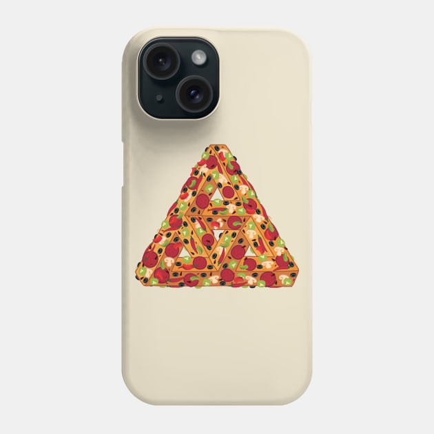 Penrose Pizza Phone Case by Woah_Jonny