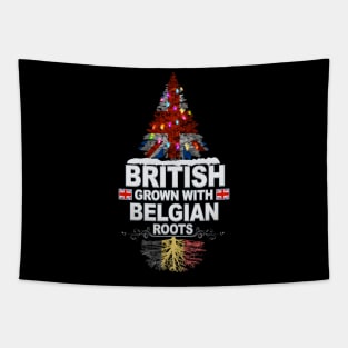 British Grown With Belgian Roots - Gift for Belgian With Roots From Belgium Tapestry