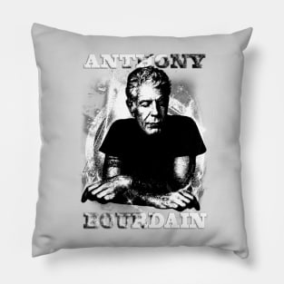 ANTHONY BOURDAIN (1956- 2018) Pillow