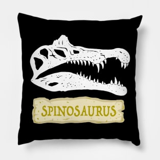 Spinosaurus Dinosaur Skull Pillow