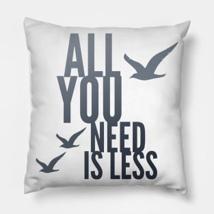 All You Need Is Less Citation Phrase Inspiration Idea Inspiration Pillow