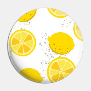 Lemon Pattern Pin