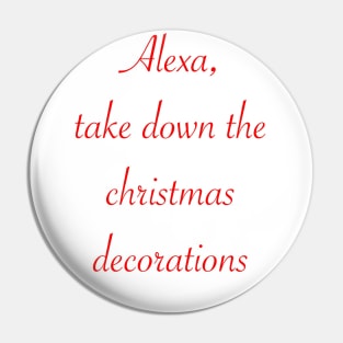 Alexa, take down the decs Pin