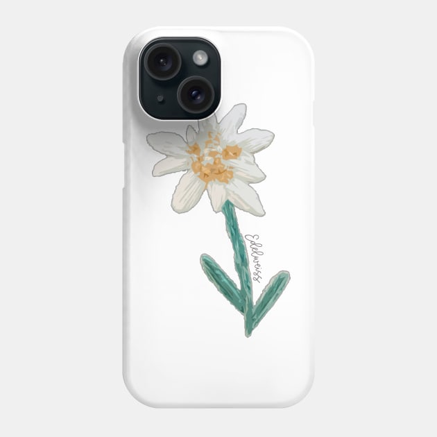 The Sound of Music Edelweiss Plant Phone Case by baranskini