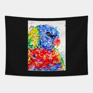 Rainbow Lorikeet Painting Tapestry