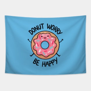 Donut Worry Be Happy Tapestry