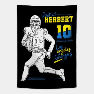 Justin herbert || los angeles chargers Tapestry