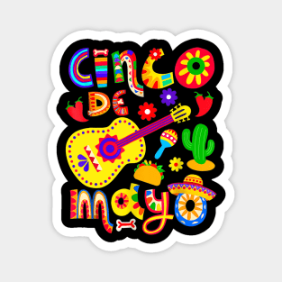 Cinco De Mayo Mexican Fiesta 5 De Mayo Magnet