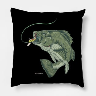 Large mouth bass Pillow