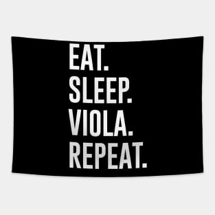 Eat Sleep Viola Repeat Tapestry