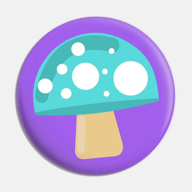 Mushroom Pin by CitrusExistence