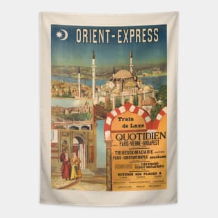 Orient Express France Vintage Poster 1910s Tapestry