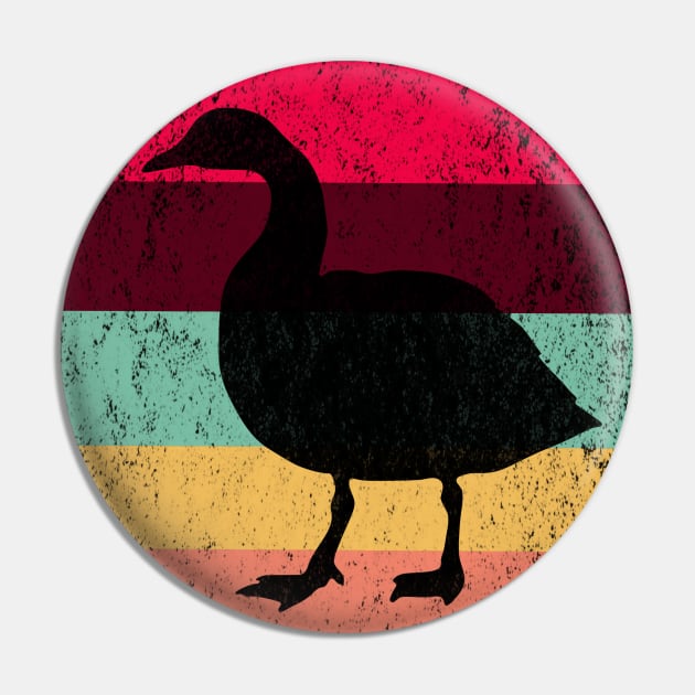 GOOSE Retro Sunset Pin by GypsyBluegrassDesigns