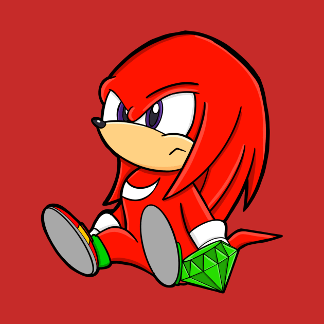 Chibi Knuckles by Pastelpandabum