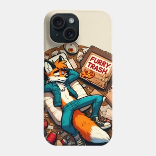 Anthro Furry Trash Fox Art Phone Case