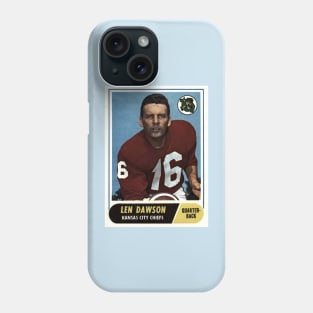 VINTAGE - LEN DAWSON CARD Phone Case