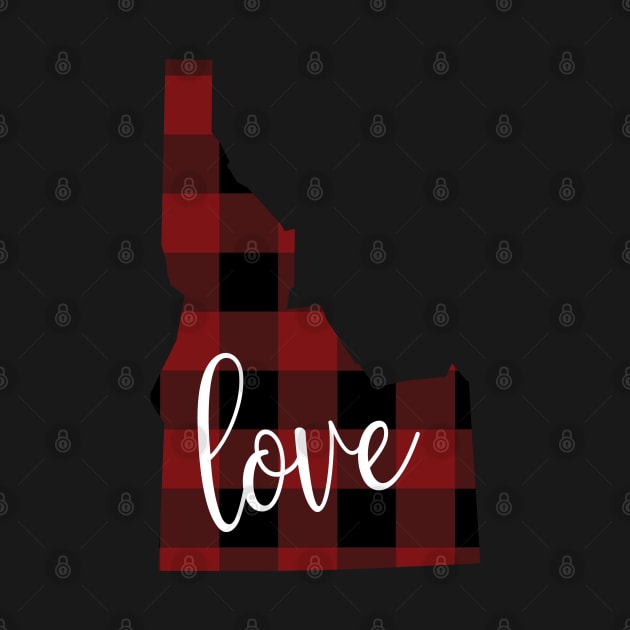 Idaho Love Buffalo Plaid by beyerbydesign