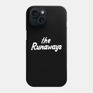 The Runaways Distressed White Phone Case