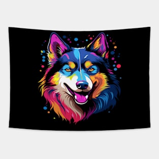 Siberian Husky Happiness Tapestry