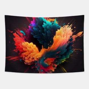 Color explosion, Colorful, With pattern, Space Tapestry