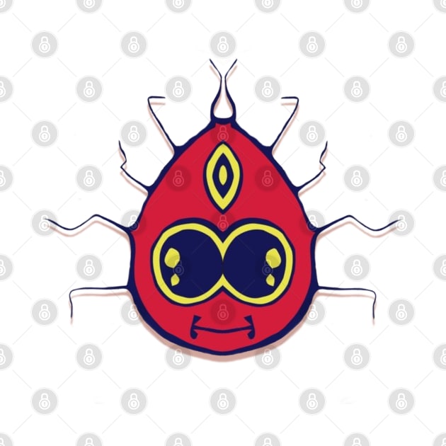 Silly Bugger Happy Smiles Tribal Bug by JMCdesign