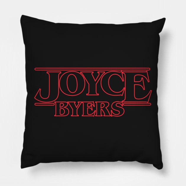 Joyce Byers Pillow by gastaocared
