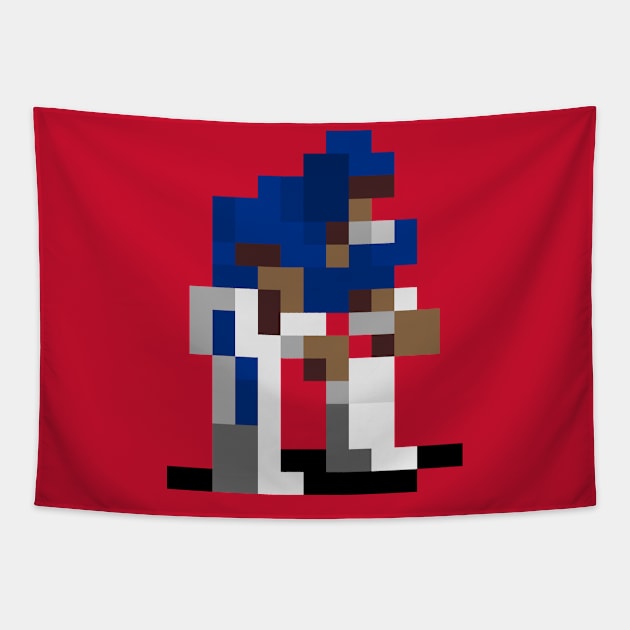 16-Bit Super Linebacker - New York Tapestry by The Pixel League