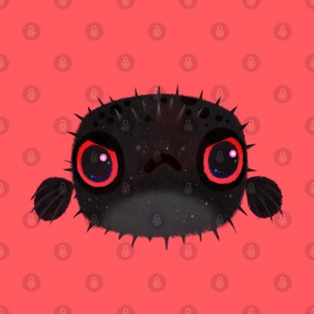 Angry puffer by pikaole