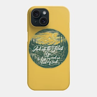 Into the Wild: Monoline Adventure Phone Case