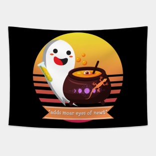 Halloween Cute Ghost *Adds Moar Eyes of Newt* Funny Costume Magic Cauldron Magic Potion Tapestry