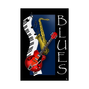 Blues Poster T-Shirt