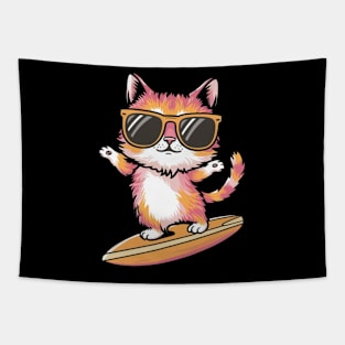 Surf Cat Tapestry