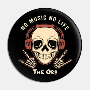 No music no life the orb Pin