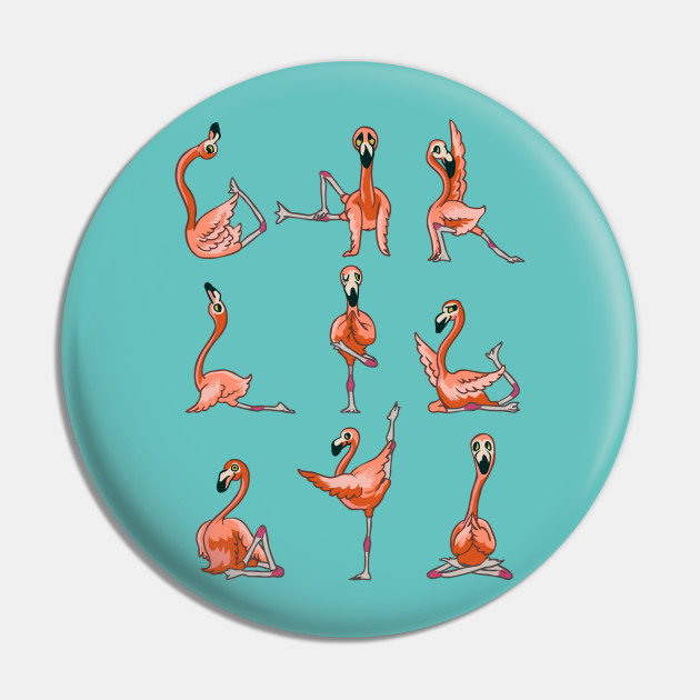 Flamingo Yoga Leggings by Huebucket