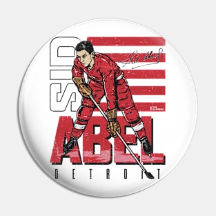 Sid Abel Detroit Homage Pin