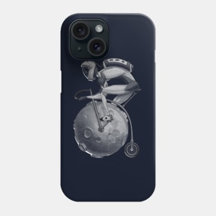 Astronaut Riding a Bike Phone Case