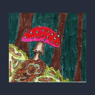 Mushroom in the forest T-Shirt