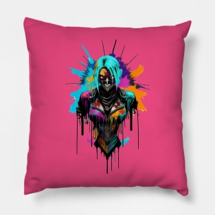 Graffiti Gal Pillow