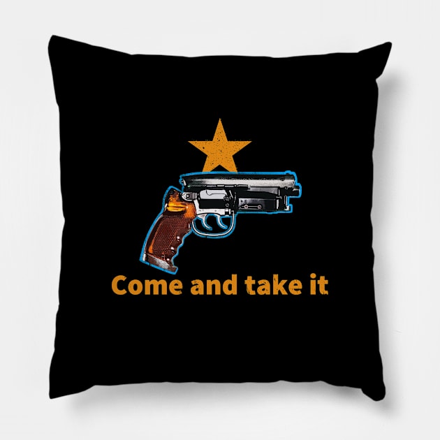 Come and take it - Blade Runner Pillow by Toby Wilkinson