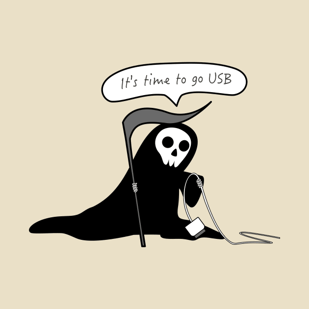 USB grim reaper by happinessinatee