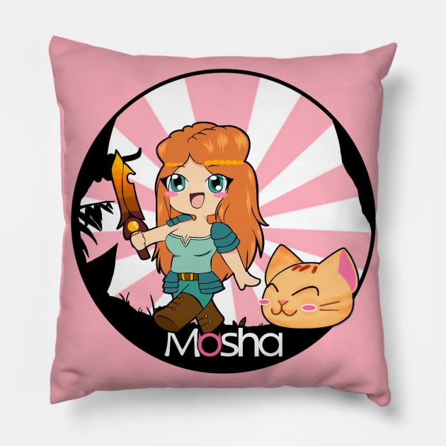 Mosha Fighter Pillow by MoshaGames