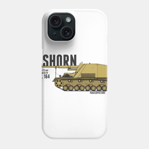 Nashorn tank destroyer Phone Case by Panzerpicture