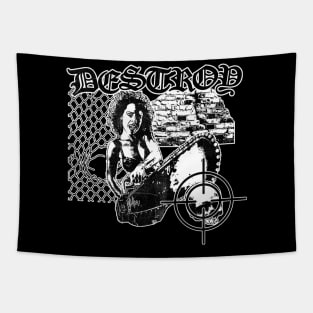 Destroy - Hardcore Punk Classic design - Black Tapestry