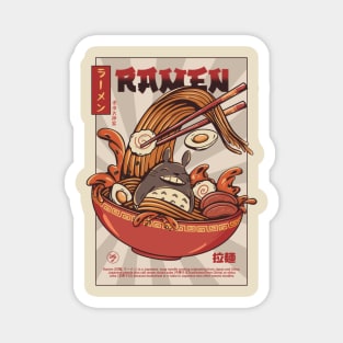 Ramen Poster Retroro Magnet